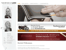 Tablet Screenshot of linieren.de